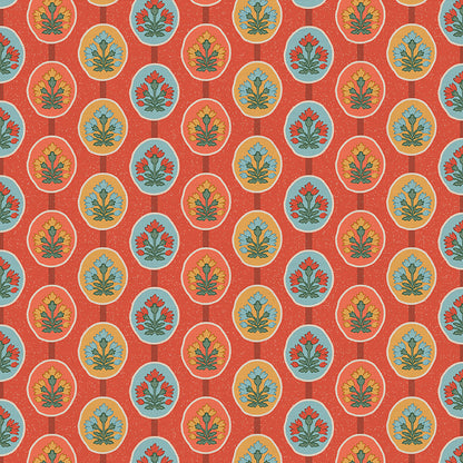 Framed Florals - Red