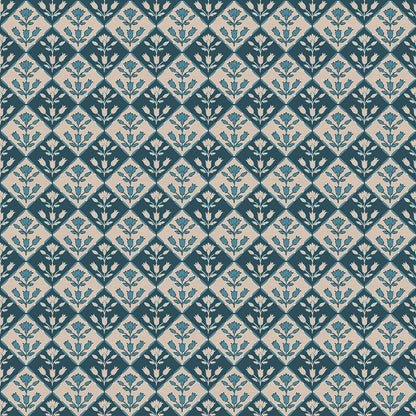Lush Lattice - Dark Blue