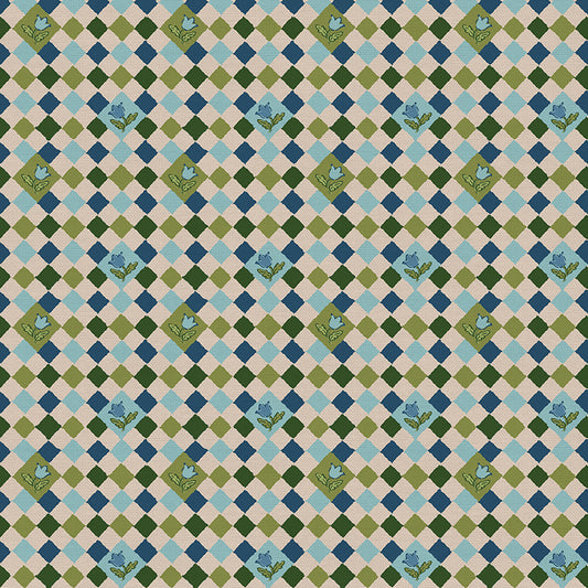 Tile Twist - Blue/Green