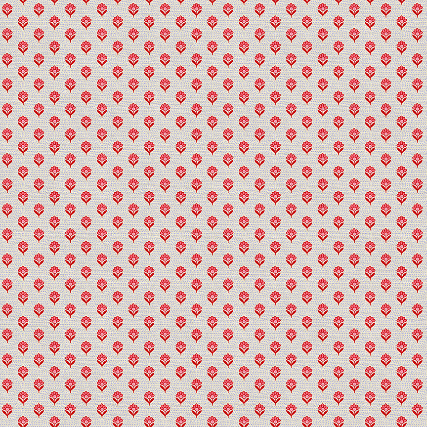 Dots and Daisies - Red