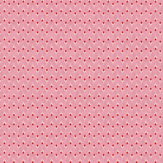 Stitched Tulips - Red