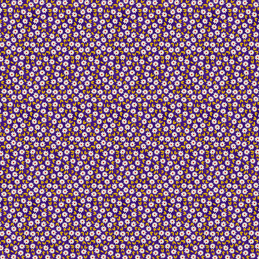 Ditsy Daisy - Dark Blue