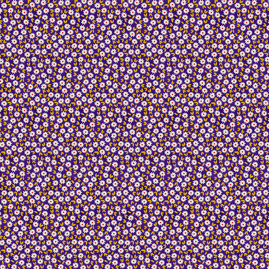 Ditsy Daisy - Dark Blue