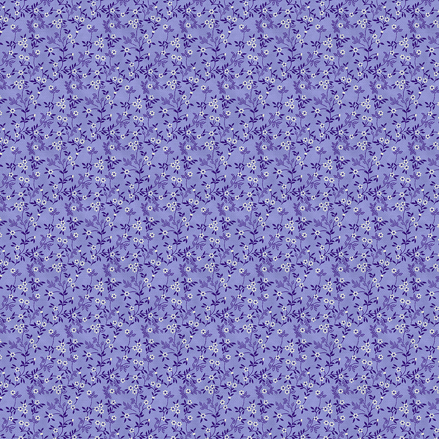 Stippled Branches - Blue
