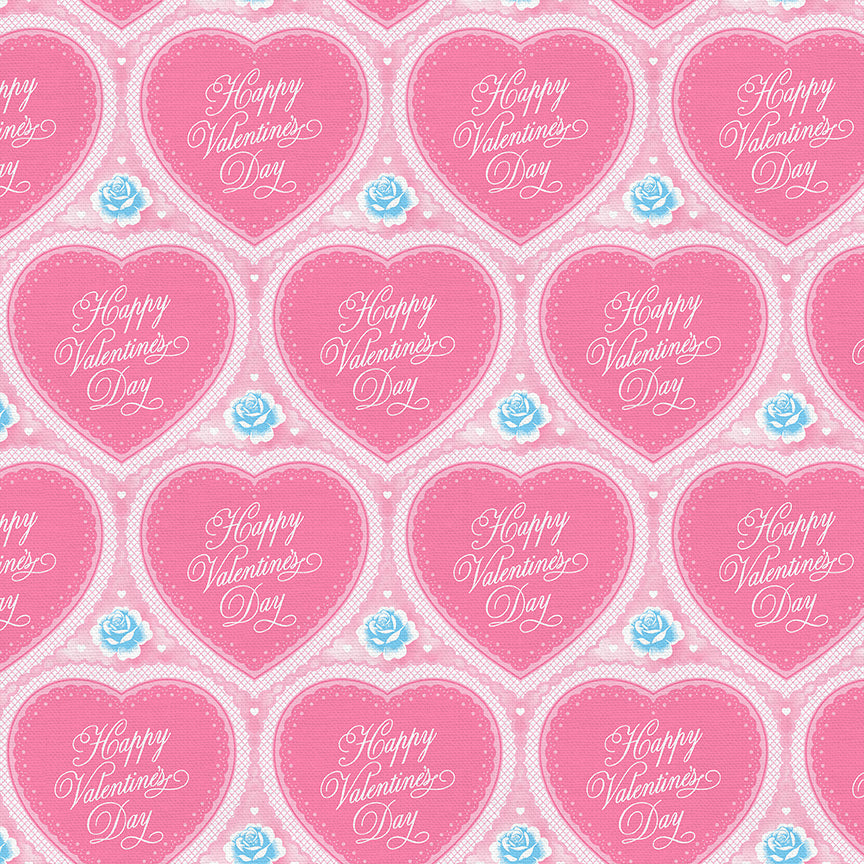 Valentines Hearts - Pink