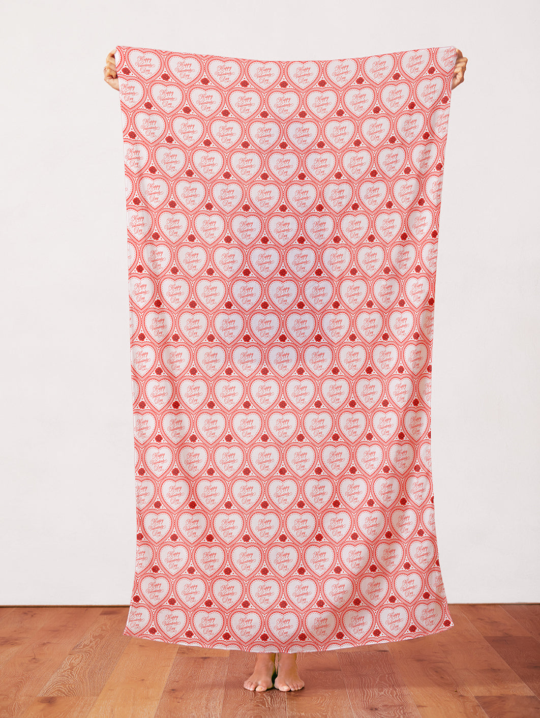 Valentines Hearts - White