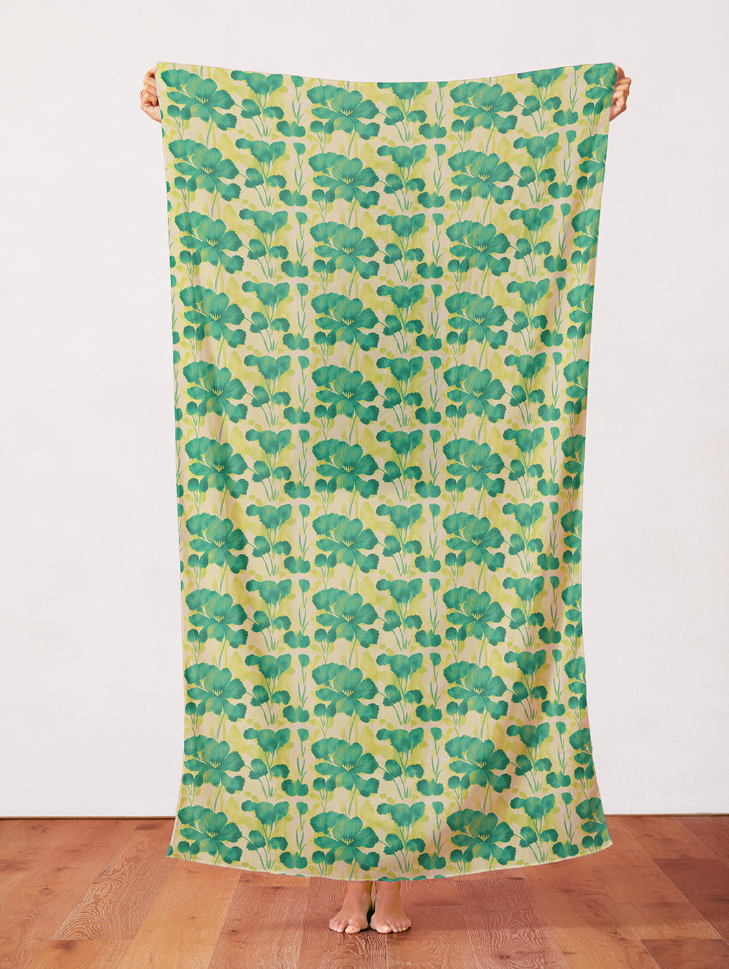 Abstract Florals - Green on Chartreuse