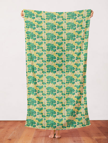 Abstract Florals - Green on Chartreuse