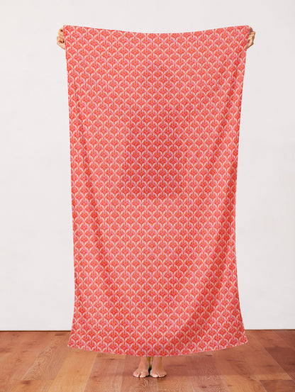 Abstract Stems - Red on Cream