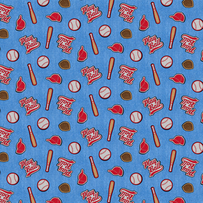 Baseball - Light Blue