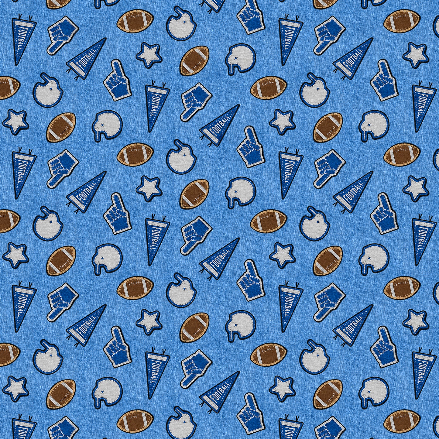 Football - Light Blue