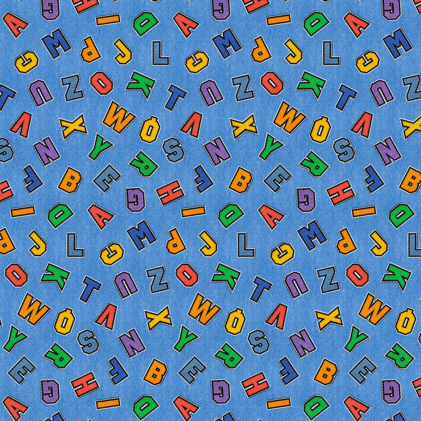 Alphabet Toss - Light Blue