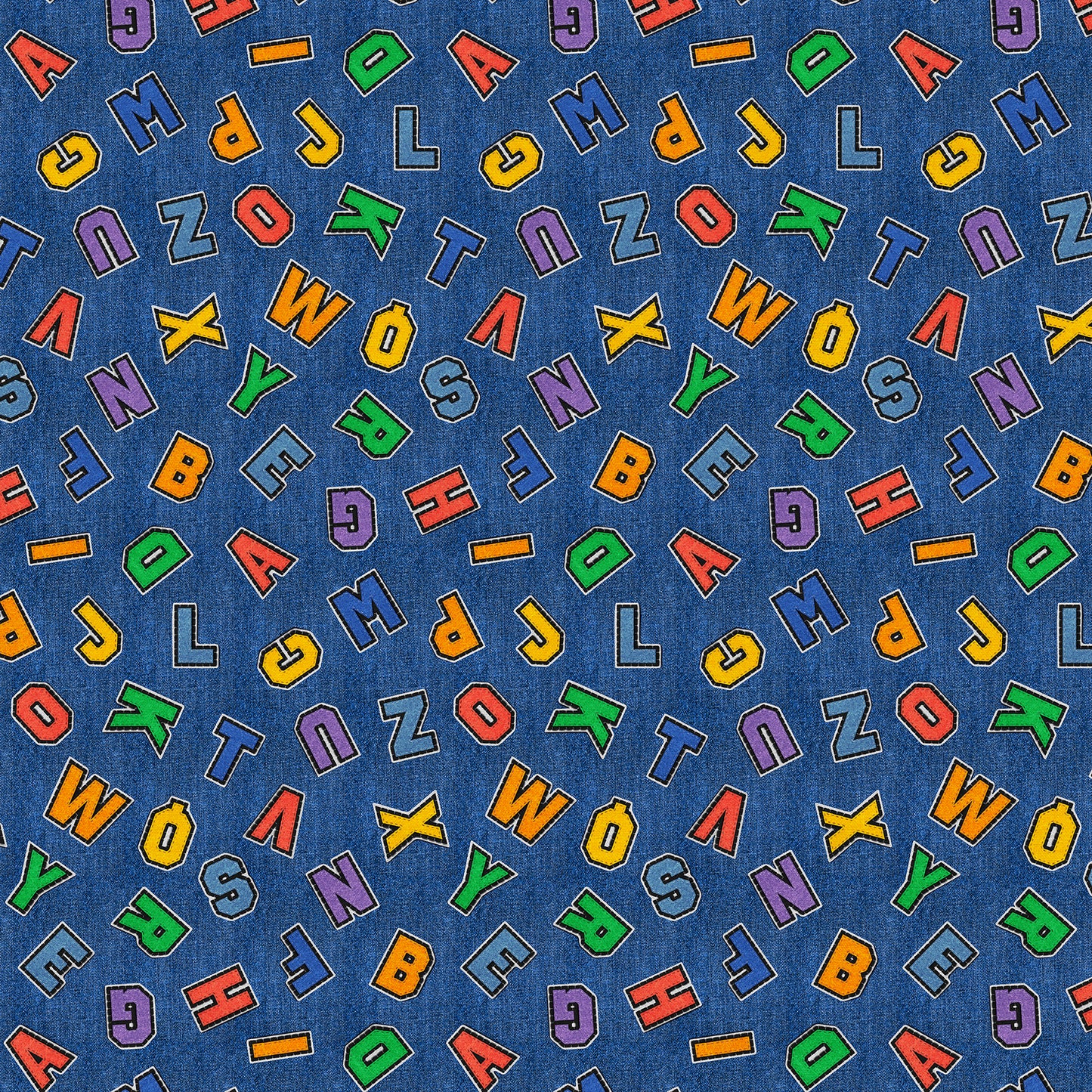 Alphabet Toss - Dark Blue