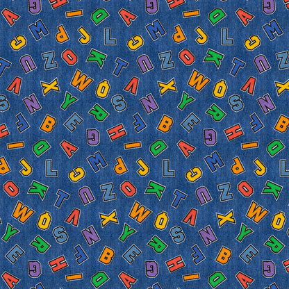 Alphabet Toss - Dark Blue