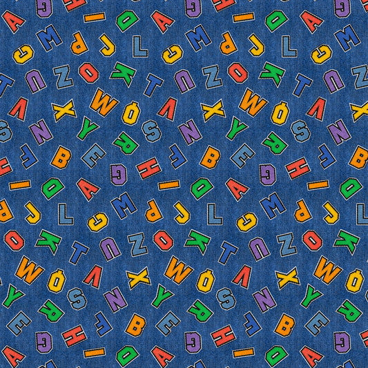 Alphabet Toss - Dark Blue