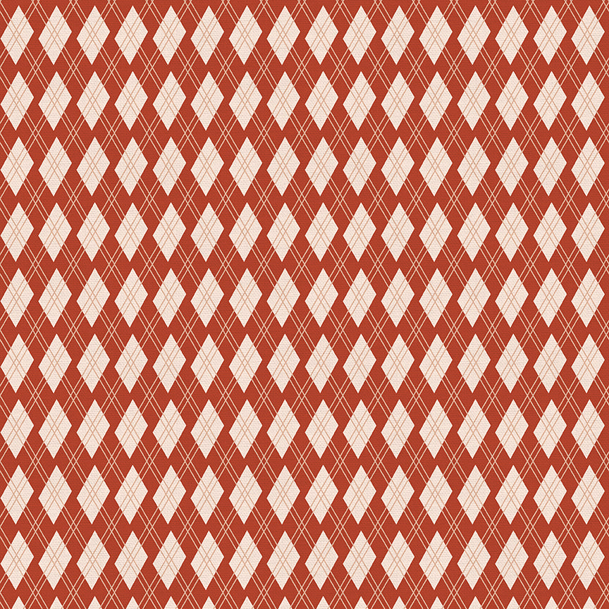 Argyle - Red