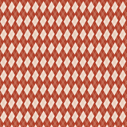 Argyle - Red