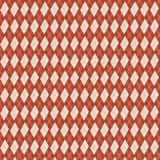 Argyle - Red