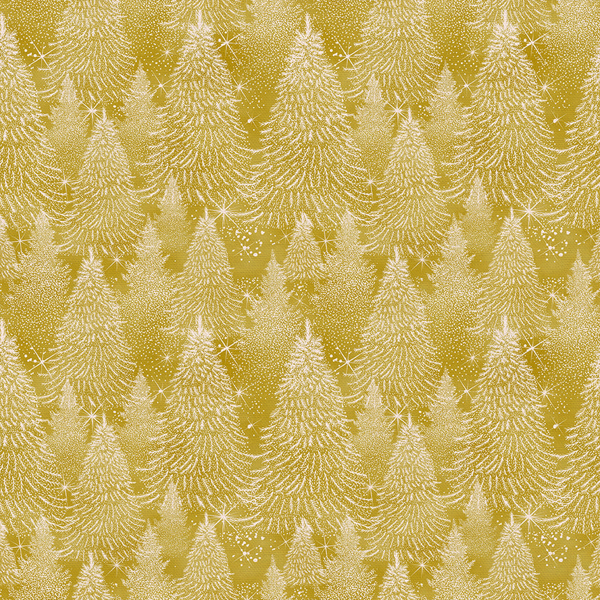 Christmas Trees - Gold