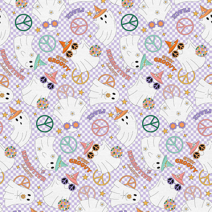 Peace, Love & Boo - Purple