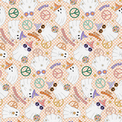 Peace, Love & Boo - Orange