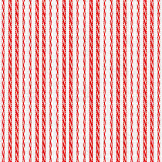 Tailored Ticking - Red