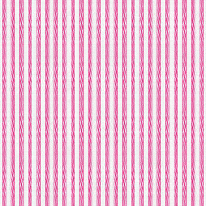 Tailored Ticking - Hot Pink