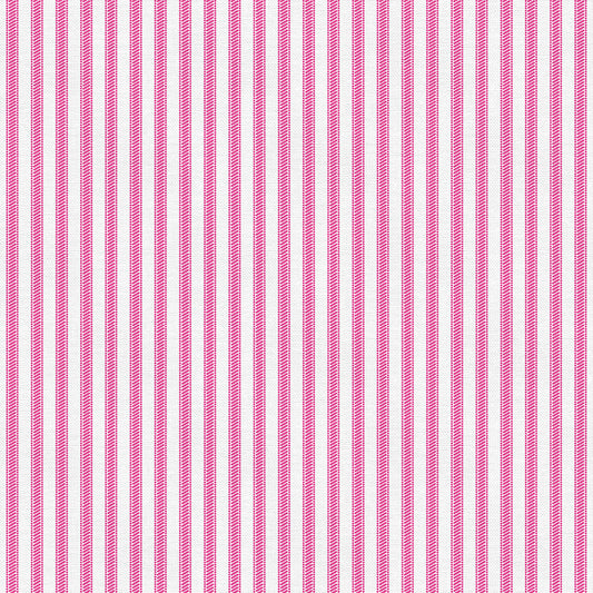 Tailored Ticking - Hot Pink