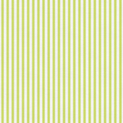 Tailored Ticking - Lime Green