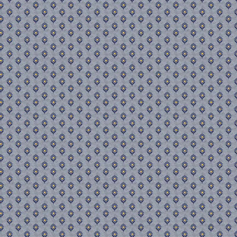 Dots and Daisies - Blue