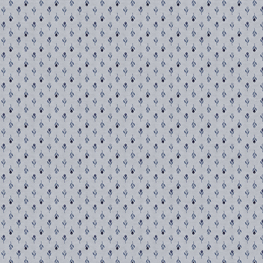 Stitched Tulips - Blue