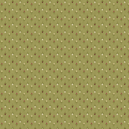 Stitched Tulips - Green