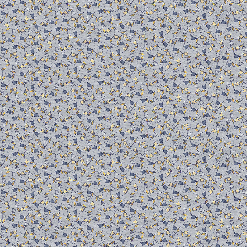 Ditsy Tulip - Blue
