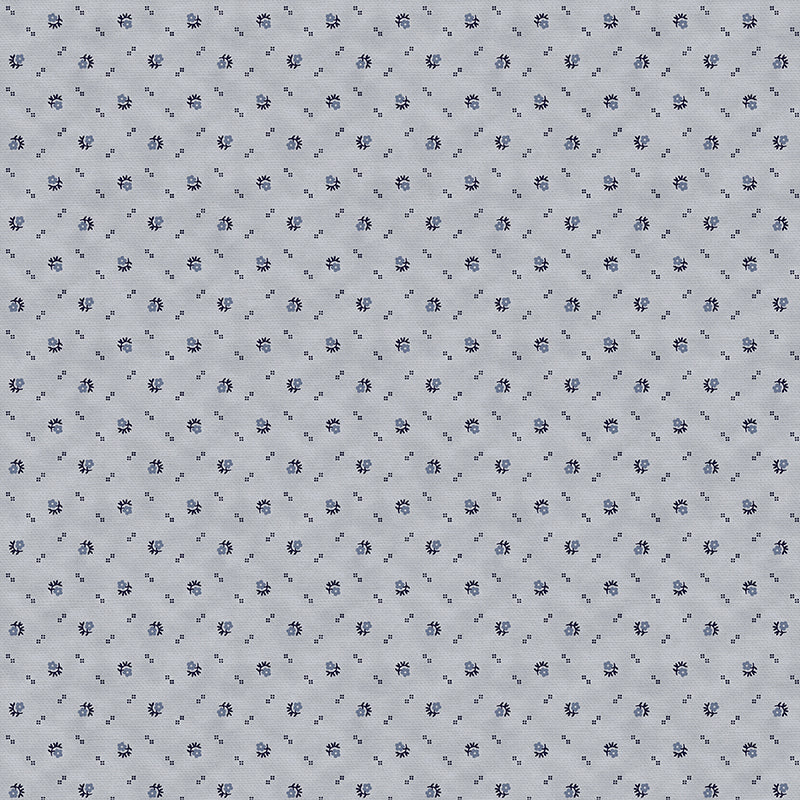 Dots and Diamonds - Blue