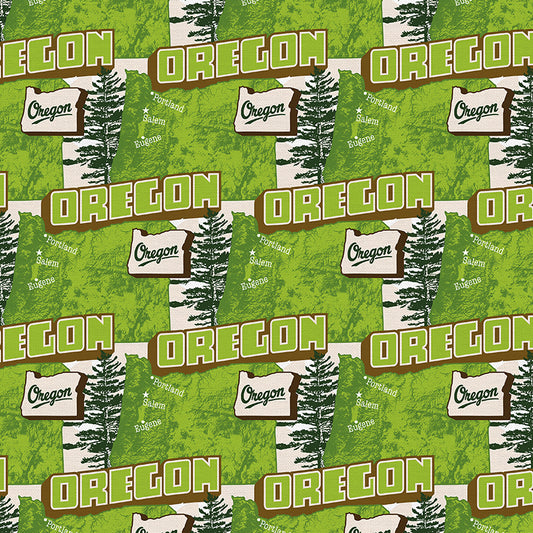 State Map - Oregon