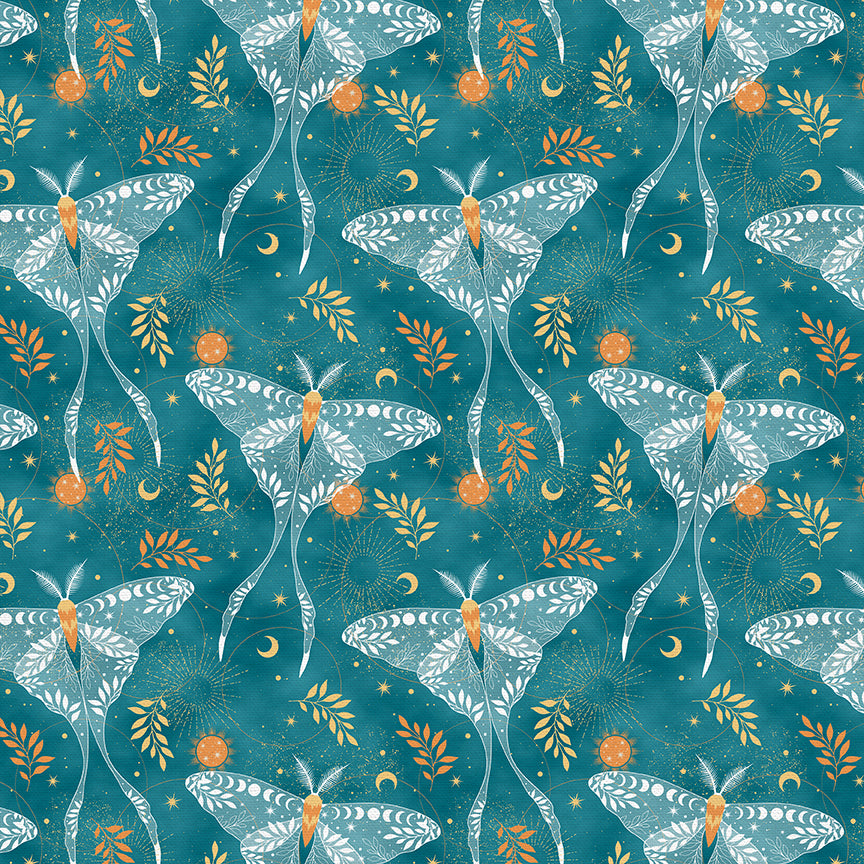 Luna Moth - Teal