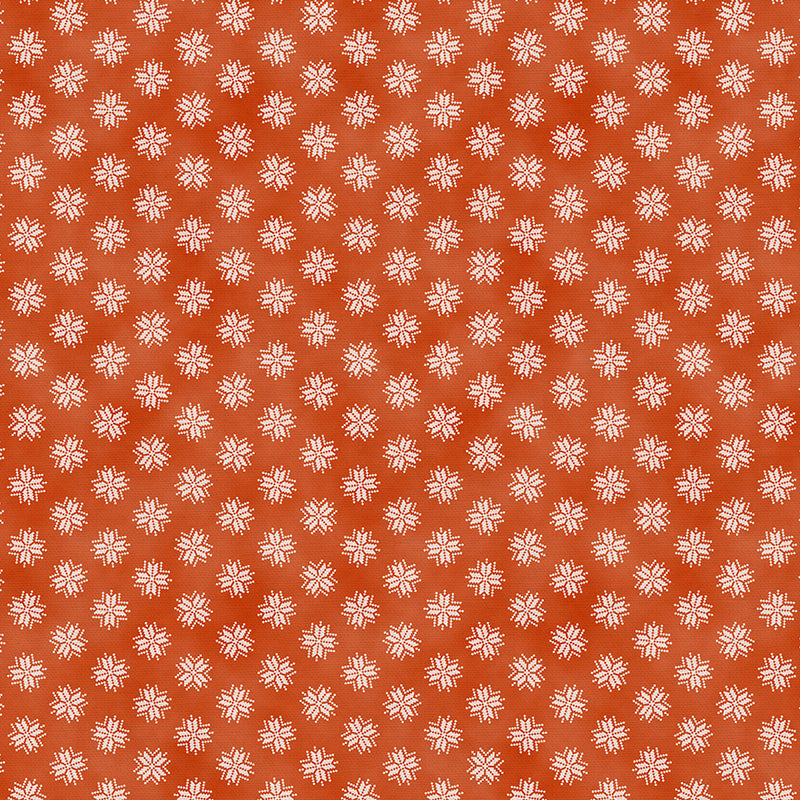 Holiday Snowflake - Blue/Orange