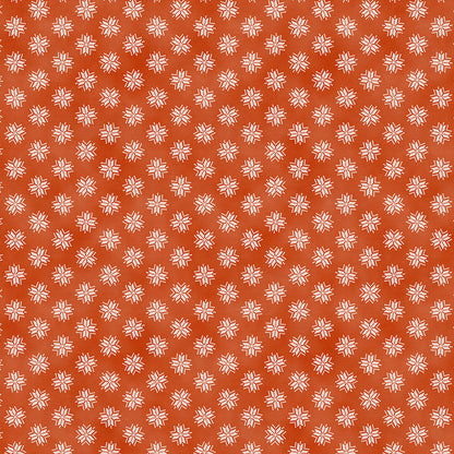 Holiday Snowflake - Blue/Orange