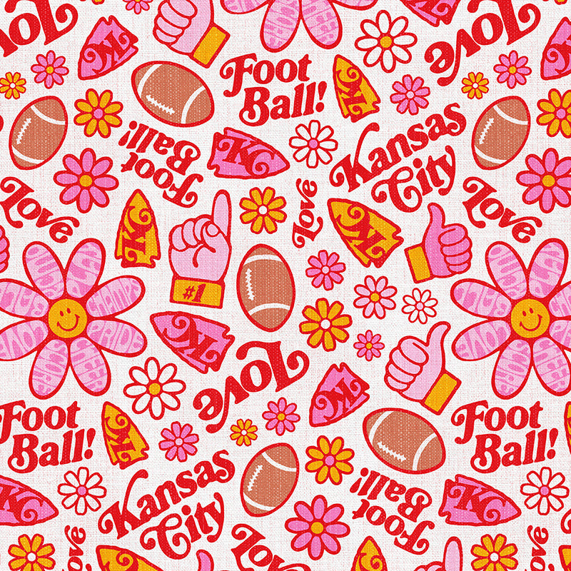 Retro Kansas City - Pink/Gold