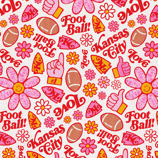 Retro Kansas City - Pink/Gold