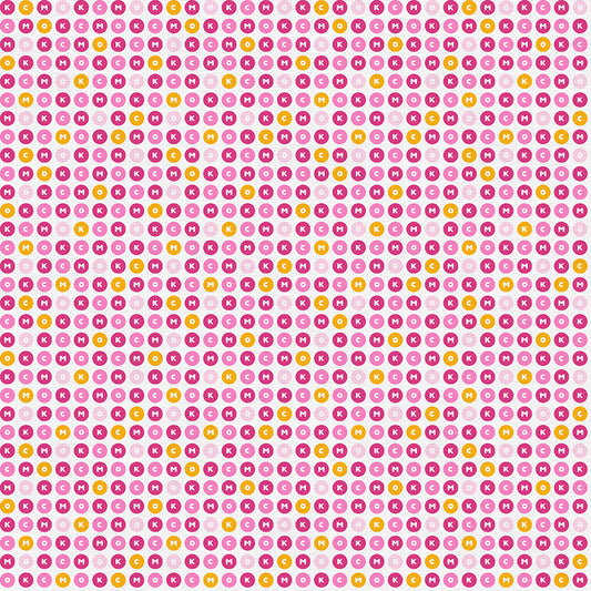 KCMO Dots - Pink/Gold