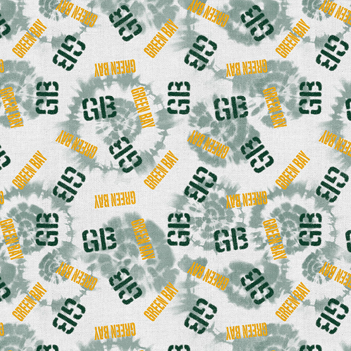 Tie Dye Green Bay - White