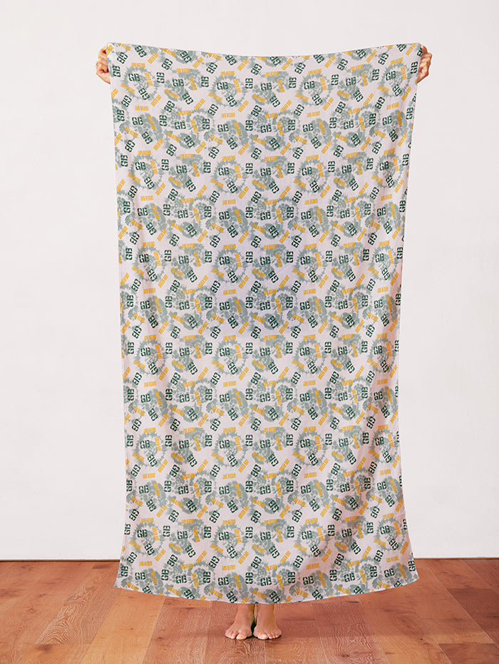 Tie Dye Green Bay - White