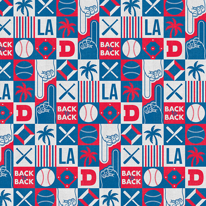 LA Icons - Red/Blue