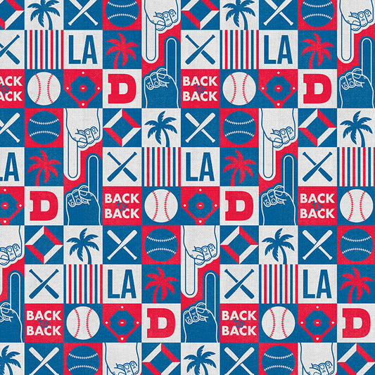 LA Icons - Red/Blue