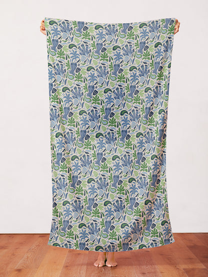 Abstract Shapes - Blue/Green
