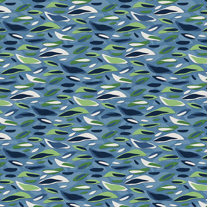 Layered Leaves - Blue