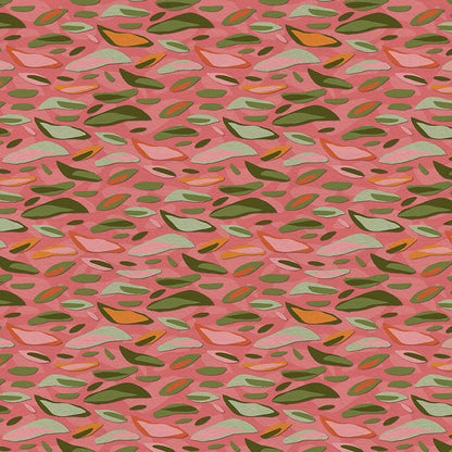 Layered Leaves - Pink/Green