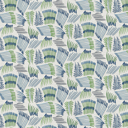 Fanning Lines - Blue/Green