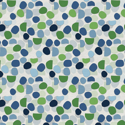 Layered Circles - Blue/Green